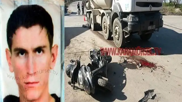 Karapınar Köyünde Trafik Kazası 1 Kişi Yaşamını Kaybetti.