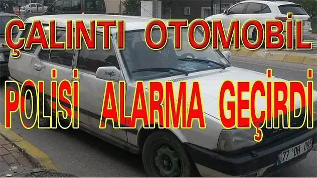 Hırsızlar Çaldıkları Arabayı Karamürsel'e Bıraktılar