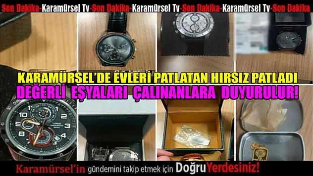 140 değerli parçayı çalan hırsız fena patladı
