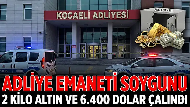 Adliye'de Skandal: Adli Emanetten 2 Kilo Altın Çalındı!