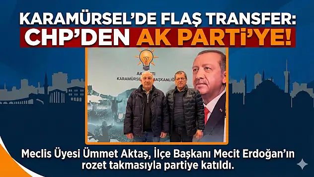 AK Parti ilçe başkanı Mecit Erdoğan duyurdu!