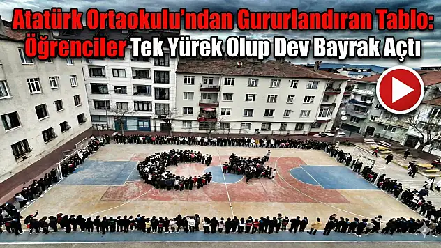 Atatürk Ortaokulu'ndan Gururlandıran Tablo!