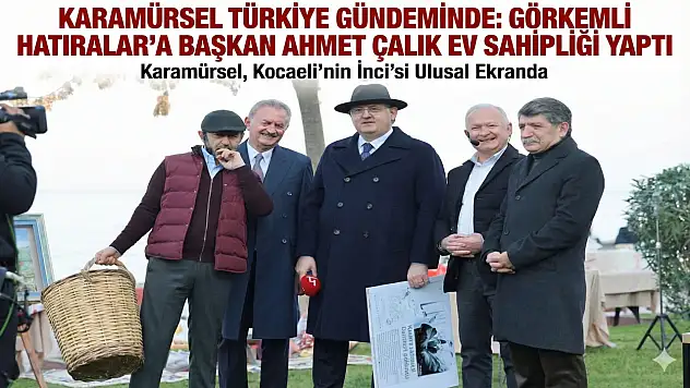 BAŞKAN ÇALIK, HALK TV'YE EV SAHİPLİĞİ YAPTI