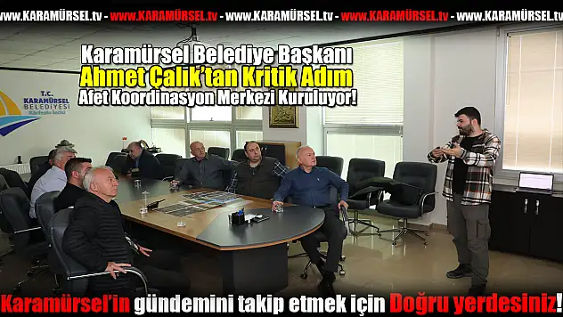 Çalık, Karamürsel Afetlere Hazırlanıyor