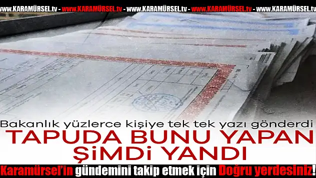 Düşük Bedelli Tapu İşlemlerine Sıkı Denetim Başlattı