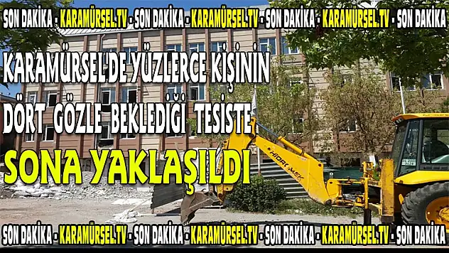 Karamürsel'de bir çok kişi bu tesisi bekliyor