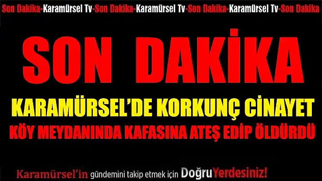 Husumetlisinin kafasına ateş edip öldürdü