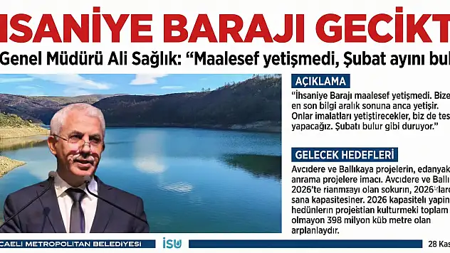 İHSANİYE BARAJI YETİŞMEDİ!