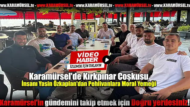 İş İnsanı Yasin Özkaplan'dan Pehlivanlara Moral Yemeği