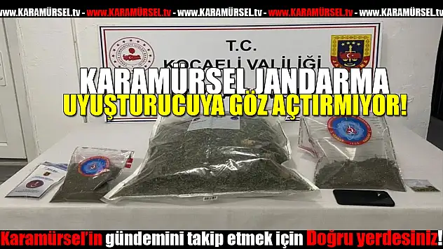 Jandarmadan Uyuşturucu Tacirlerine Darbe: 3 Gözaltı