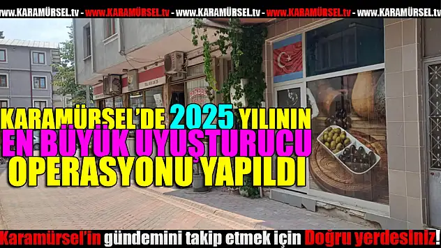 Karamürsel'de büyük uyuşturucu operasyonu!