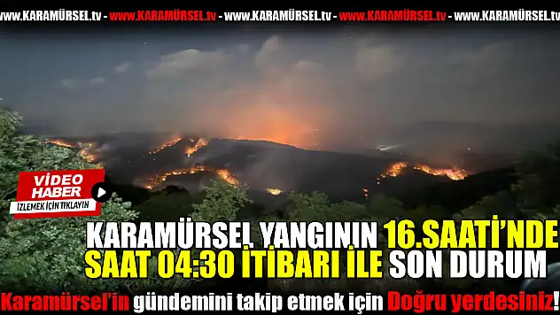 Karamürsel'de Büyük Yangın!