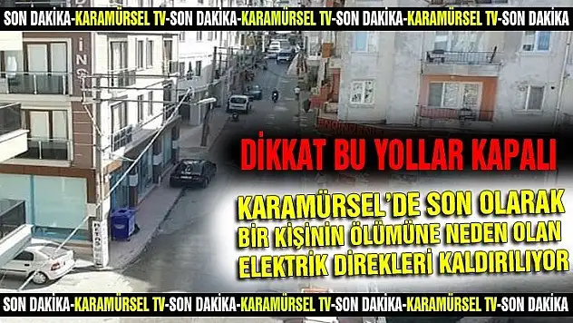 Karamürsel'de can alan direkler kaldırılıyor!