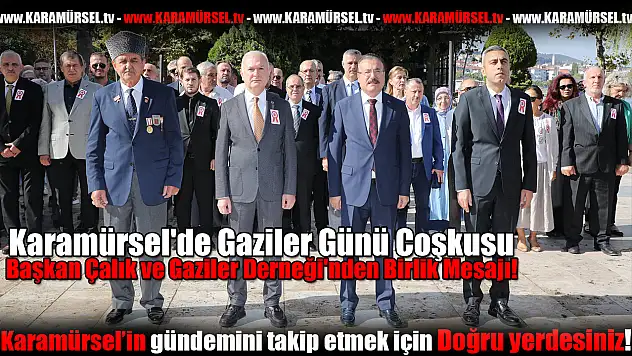 Karamürsel'de Gaziler Günü Coşkusu