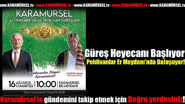 Karamürsel'de Güreş Heyecanı Başlıyor