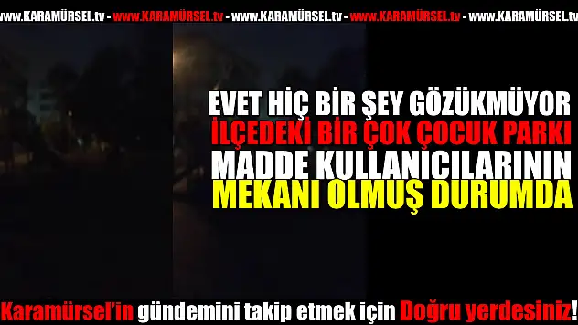 Karamürsel'de Gürültü ve Tehlike Parklarda!