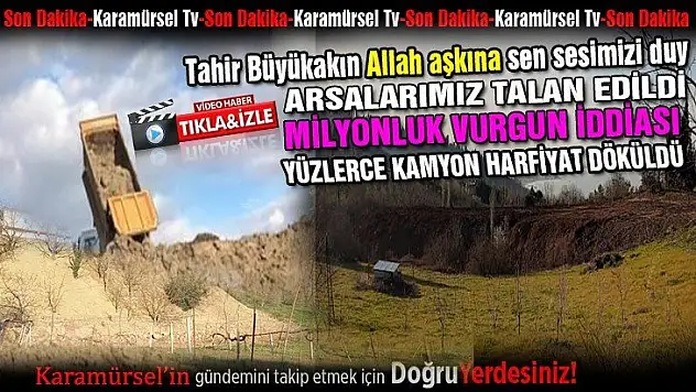 Karamürsel'de milyonluk vurgun iddiaları!
