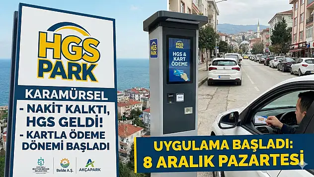 Karamürsel'de Parkomatlarda Yeni Dönem Başlıyor!