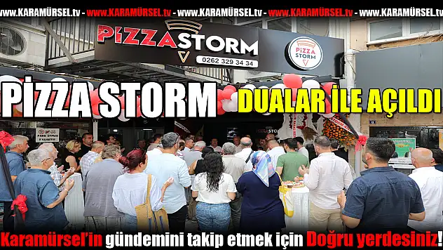Karamürsel'de Pizza Storm Açıldı