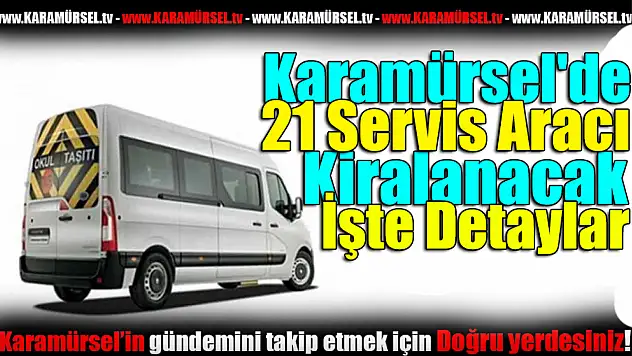 Karamürsel'de Servis İhalesi Başlıyor!