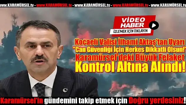 Karamürsel'deki Büyük Felaket Son Anda Önlendi!