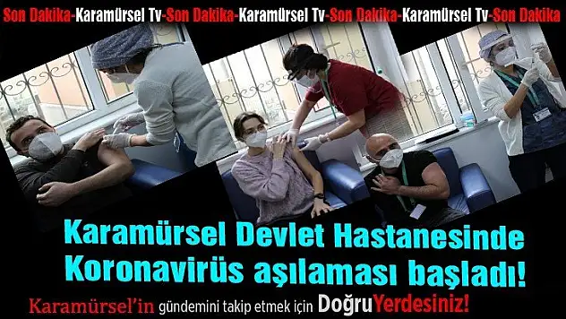 Karamürsel'e Covid-19 Aşısı geldi