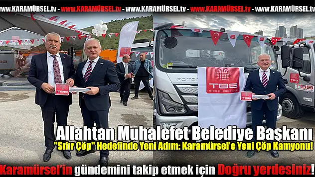 Karamürsel'e Yeni Çöp Kamyonu!