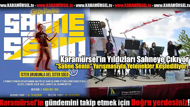 Karamürsel'in Yıldızları Sahneye Çıkıyor