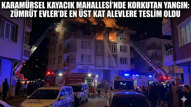 Karamürsel Kayacık Mahallesi'nde Korkutan Yangın