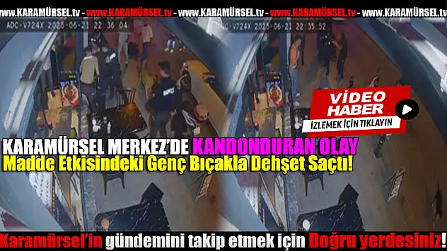 Madde Etkisindeki Genç Bıçakla Dehşet Saçtı!