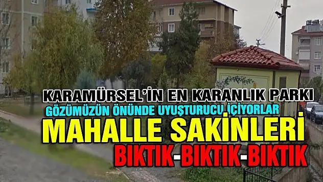 Mahalle sakinleri artık yeter dedi!