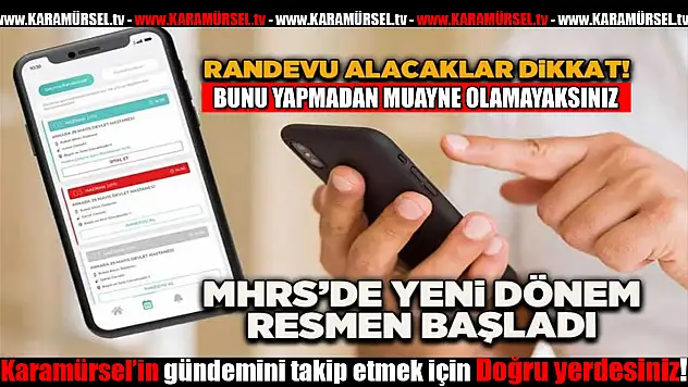 MHRS'de Yeni Dönem Resmen Başladı!