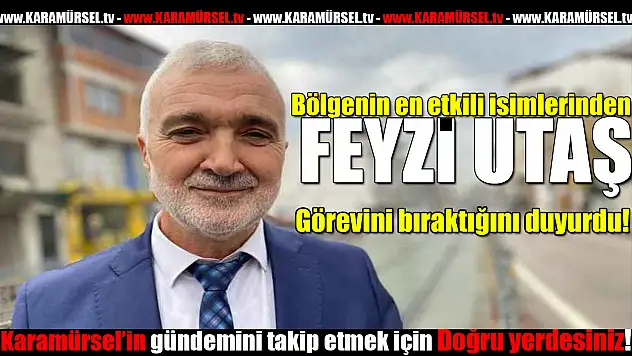 Şube Başkanı Feyzi Utaş Görevini Bıraktı!
