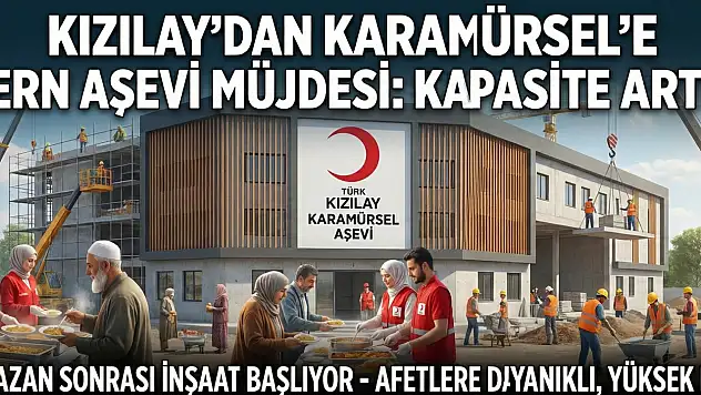 Türk Kızılay Karamürsel Şubesi'nden Modern Aşevi