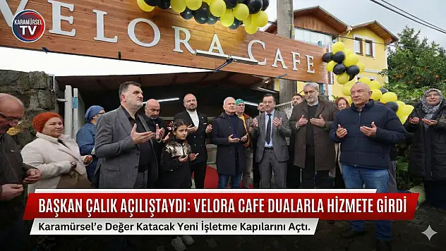 Velora Cafe dualar ile açıldı