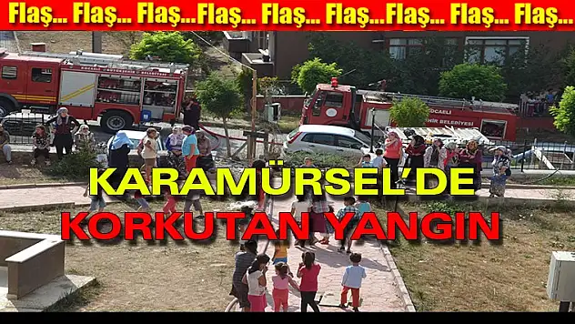 Karamürsel'de bir daire yangında kül oldu