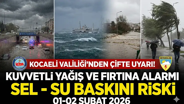 Dikkat!Kocaeli Valiliği’nden Çifte Uyarı!