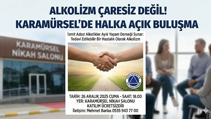 Karamürsel’de 'Ayık Yaşam' İçin Önemli Buluşma