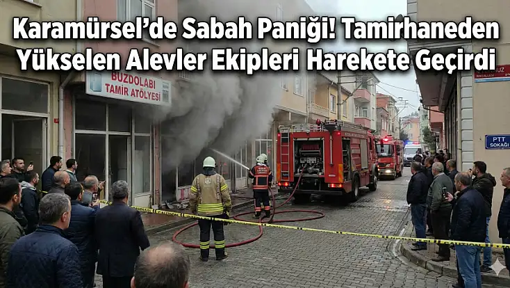 Karamürsel’de Sabah Yangın Paniği!