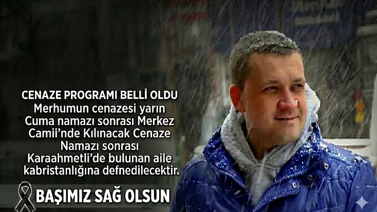 Karamürsel'in sevilen esnafı Yasin Çaylak’ın Cenazesi
