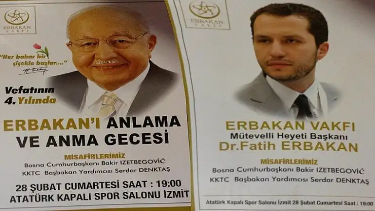 Erbakan'ı  Anma ve  Anlama  Gecesi