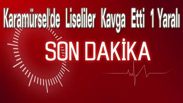 Karamürsel'de  Liseliler Kavga Etti 1  Yaralı