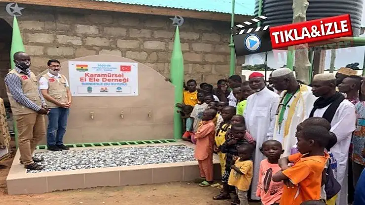 Afrika'da artık Karamürsel'in su kuyusu var