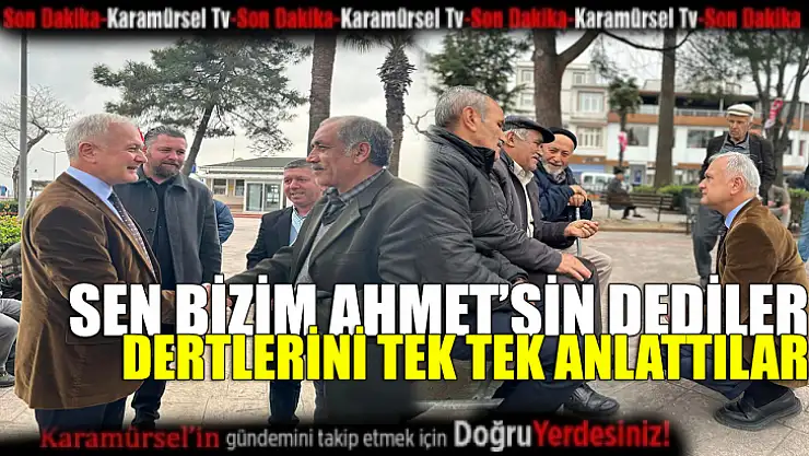 Ahmet Çalık, emeklilerin dertlerini dinledi
