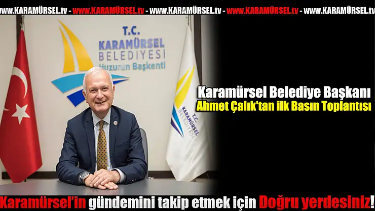 Ahmet Çalık'tan ilk basın toplantısı