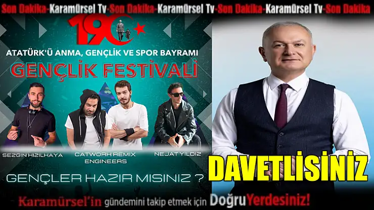 Ahmet Çalık, tüm hemşerilerimizi davet ediyoruz
