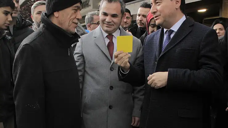 Ali Babacan Karamürsel'de esnafı ziyaret etti