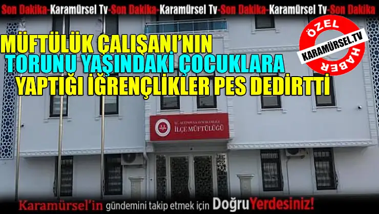 Altınova müftüğü çalışanı tutuklandı!