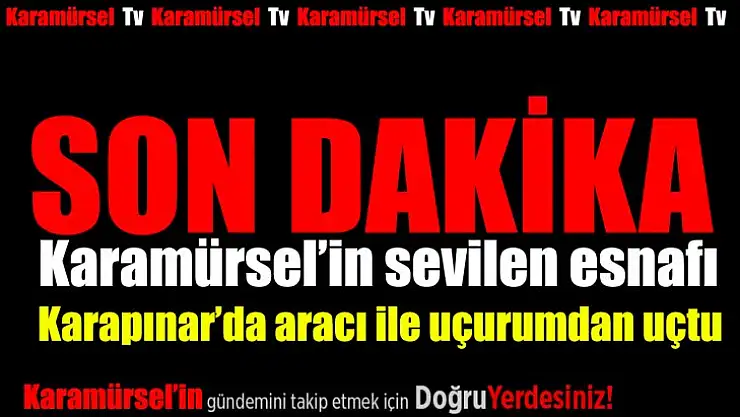 Araç uçurumdan uçtu yaralılar mahsur kaldı