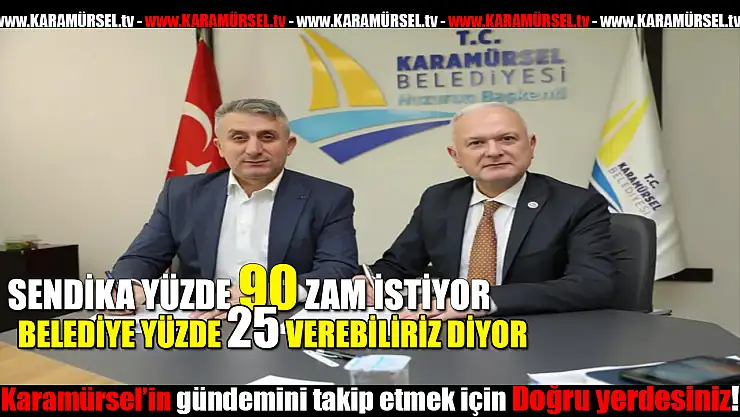 Belediye işçileri zammı yetersiz buldu!